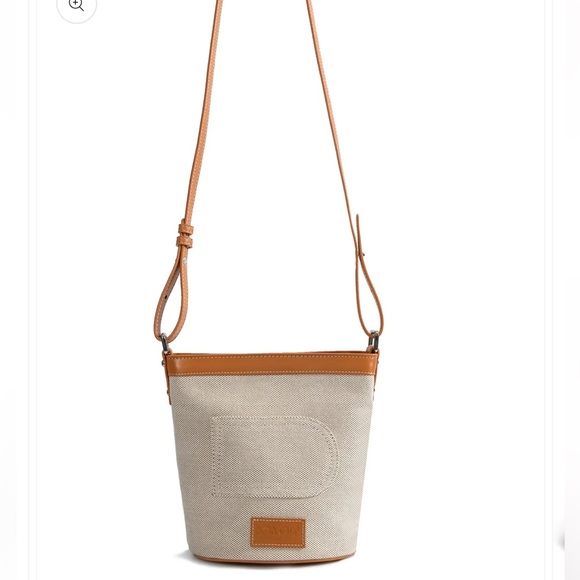 Bob Ore White Dorothy Middle Size Bucket Bag - Picture 1 of 4